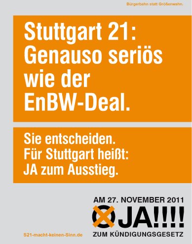 S21 so seriös wie EnBW-Deal