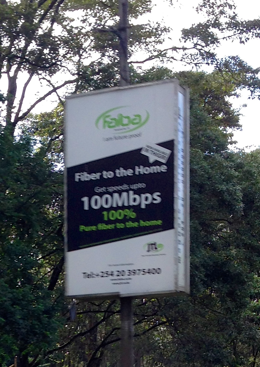 Internet in der Hauptstadt von Kenia, Nairobi, kann man fix surfen für - bitte festhalten: 9.15 Euro.