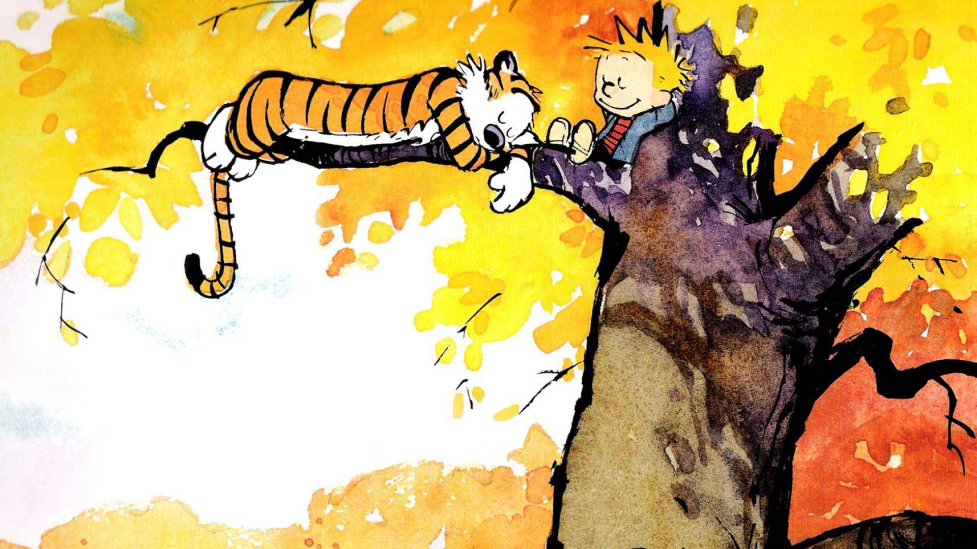 Symbolbild eines Tigers: Calvin & Hobbes