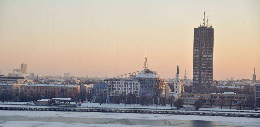 In Riga kann es auch kälter werden...
